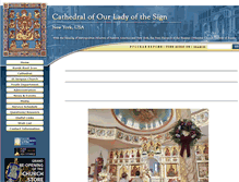 Tablet Screenshot of en.nycathedralofsign.org